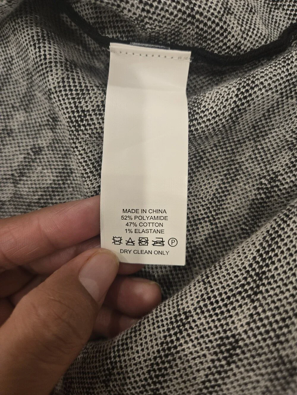 kate spade Black and White Check Knit Midi Dress Excellente Conditions‎